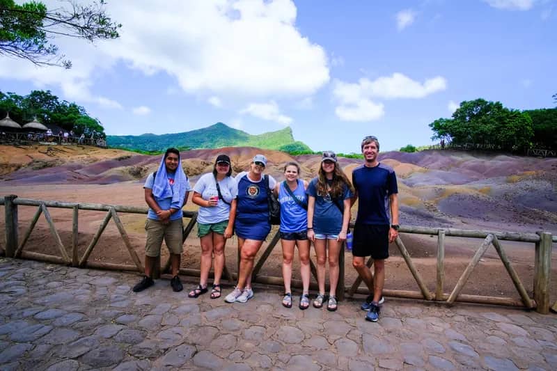 Siebenfarbige Erde bei Chamarel, Mauritius