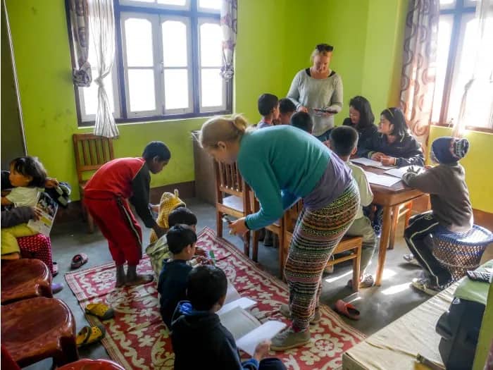 Schulprojekt in Goa, Freiwillige