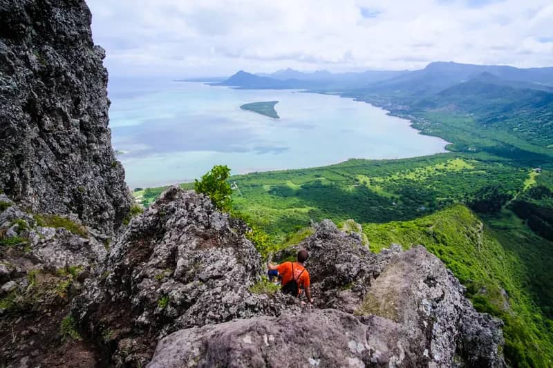 Wanderung in den Bergen von Mauritius